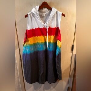 Colorful Tie-Dye cover up